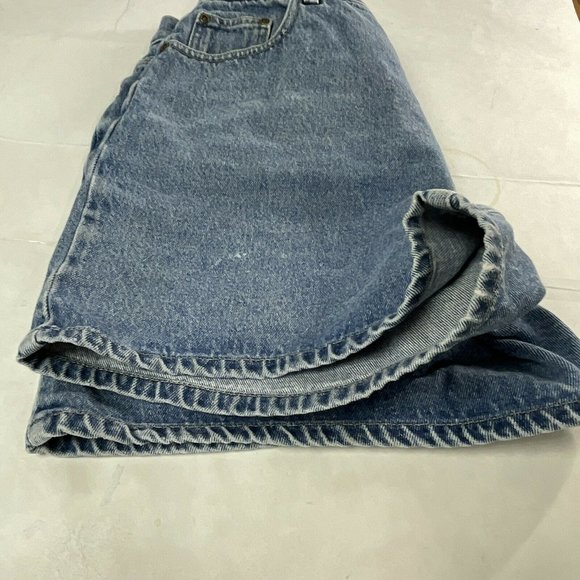 B.E. Blues Vintage Light Wash Denim High Rise Waist Mom Jean Shorts 15/16 31” - Picture 8 of 10